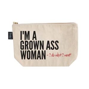 Twisted wares: I’m a grown ass woman- I do what I want!  Canvas bag